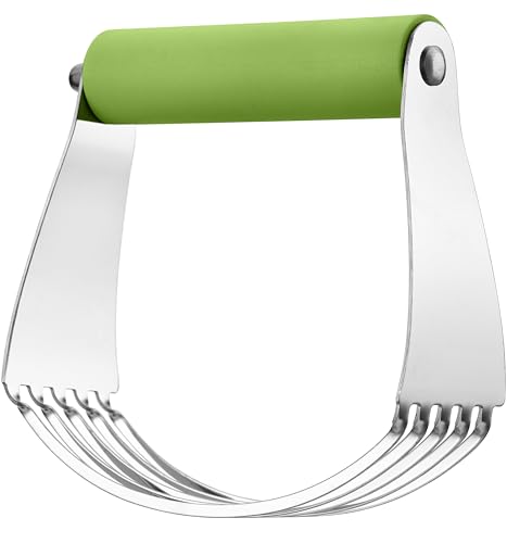 Spring Chef Large Dough Blender For Baking - Durable Pastry Blender - Green - color: Green, size: 4" Large