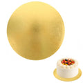 Cake Drum Round 10.03in Golden 1 Pack 1 Pack - size: 25.5X25.5X1.4CM
