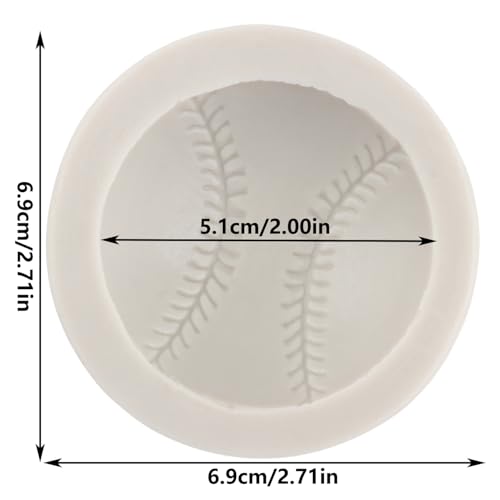 Ball Silicone Molds Baseball Fondant Molds Sports Theme Mold - color: Style C