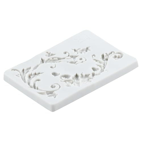 Baroque Fondant Molds Curlicues Scroll Lace Silicone Mold