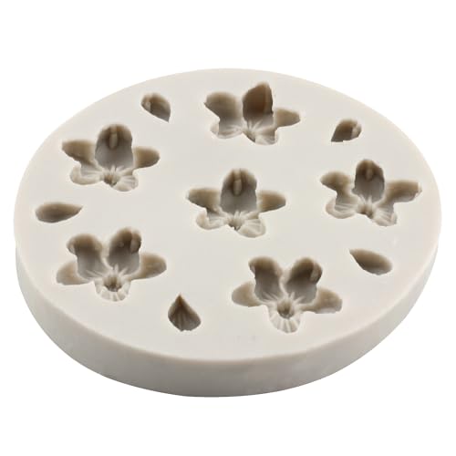 Flower Fondant Molds Plum Cherry Blossom Silicone Mold - color: Style G