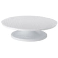Ateco Plastic Turntable and Base, 12-in, White - size: 12 in