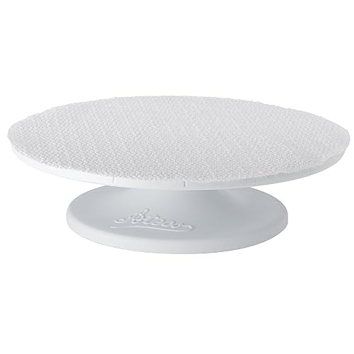 Ateco Plastic Turntable and Base, 12-in, White - size: 12 in