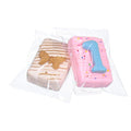 ROSPAKTEK 100pcs 4x6Inches Clear Cakesicle Bags Cookies Rice KrispieTreat Bags Individually Wrapped Treat Packaging for Soap Browine Chocolate Truffle Candy Gift Wedding Birthday Party Favors - size: 4"x6"