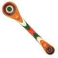 Totally Bamboo Baltique Marrakesh Collection 2 in 1 Wooden Measuring Spoon with Tablespoon and Teaspoon Measurements