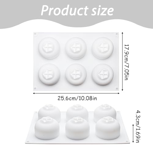 6-Cavity Blueberry Silicone Mold for Chocolate Desserts - color: White(6-Cavity blueberry)