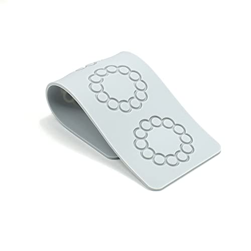 TUKE Silicone 3D Multi Pattern Geometric Fondant Lace Pad Cake Mold - Mo Gray (8.8x3.08x0.12inch) - size: E_8.8x3.08x0.12inch