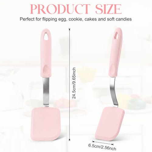 Small Silicone Spatula Mini Silicone Cookie Spatula, Pink - color: Pink, size: Small