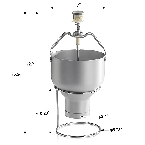 New Star Foodservice Commercial Aluminum Pancake Batter Dispenser - style: Aluminum