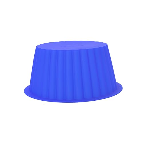 X-Haibei Giant Cupcake Pan Round Chocolate Cake Bread Bakeware Silicone Mold Top Dia. 7.8inch,Bottom 5.3inch, Height 3.5 inch