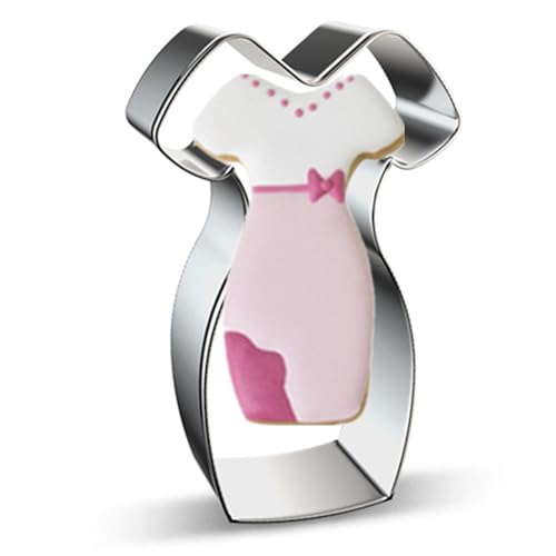 Large Princess Dress Shaped Cookie Cutter Steel Cheongsam 4.6 in - size: Model 10