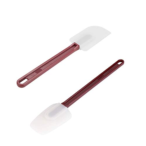 Heat Resistant Silicone Scraper Spoonula Commercial Rubber Spatula, 13.5IN - size: 2 x 13.5'' Mixed Set
