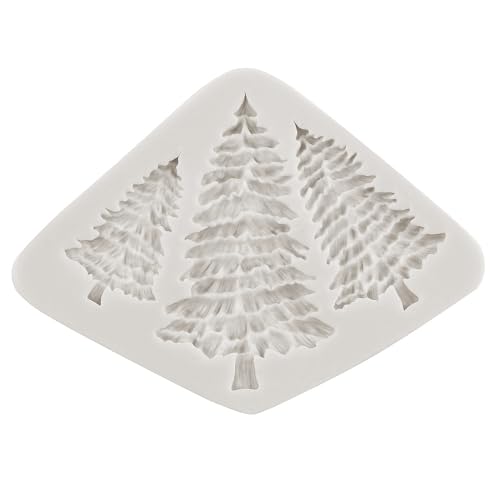Christmas Silicone Molds Christmas Tree Candy Fondant Molds - color: Style B
