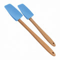 R&M International Mini Silicone Spoon/Spatula, 7.75", Blue (Pack of 2) - size: Mini Spoon Spatula (Single) (Pack of 2)
