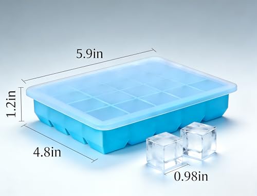 1 Tbsp Silicone Freezer Molds, Silicone Food Freezer Tray - color: Multicolor