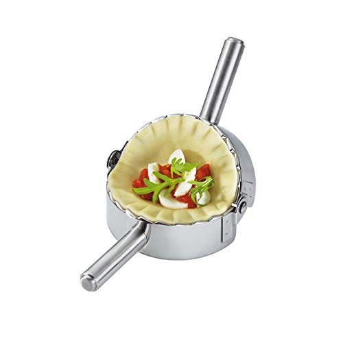 Best Utensils Stainless Steel Ravioli Mould Pierogi Dumpling Maker Wrapper Pastry Dough Cutter Kitchen Accessories (M: 4 inch) - size: Medium 4 inches