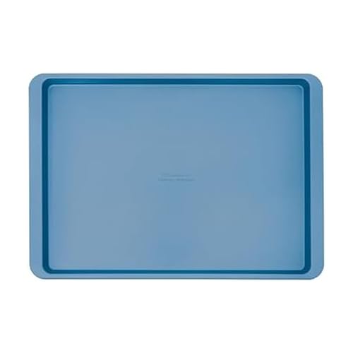 KitchenAid 13x18in Nonstick Aluminized Steel Baking Sheet, Blue Velvet - color: Blue Velvet, size: 13 x 18 Inch