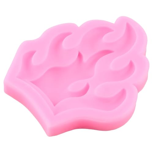 Flame Fondant Molds Fire Cake Decorating Silicone Mold - color: Style C