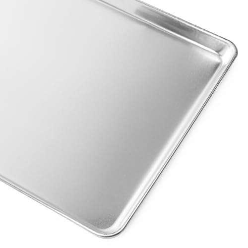 GRIDMANN 15" x 21" Commercial Grade Aluminum Cookie Sheet Baking Tray Pan Three Quarter Sheet - 6 Pans - size: 15 x 21 - Standard