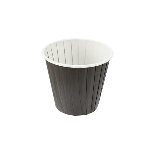 Restaurantware 4 oz Round Black Paper Tall Baking Cup, 200 Pack - color: Black, size: Tall