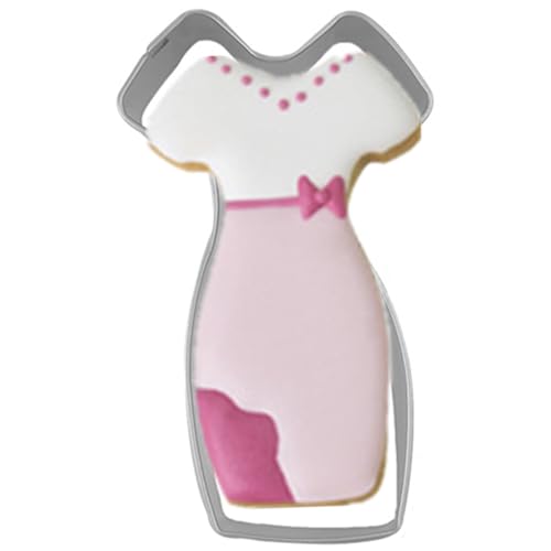 Large Princess Dress Shaped Cookie Cutter Steel Cheongsam 4.6 in - size: Model 10
