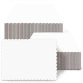 White 16 x 12 Inch Wave Cake Boards 15-Packs Rectangle Base Food-Grade Cardboard Wave Cake Plate（Thinner But Stronger） - size: 16x12 Inch/ 15Pcs