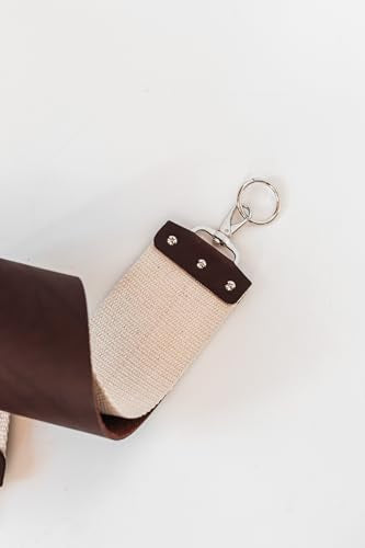 Razor Strop - Barber's Latigo Leather Straight Razor Strop. Dual Strap that will be a Great Addition for Any Straight Razor. PREMIUM LEATHER Strop for Sharpening. (Brown) - color: Brown
