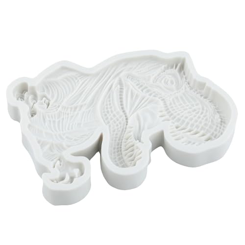 Dinosaur Silicone Molds Tyrannosaurus Rex Fondant Mold Set of 4 - color: Style K