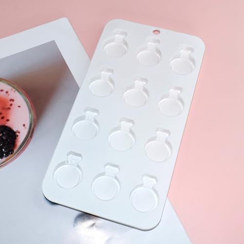mostsom 3D Ring Shape Silicone Dessert Molds, Cake Molds for Baking, Mini Granola Bar, Chocolate Truffles, Whiskey Ice Cube Tray, Fondant Mould, Candy & Gummy Jelly Mold (C_ Ring) - size: C_ Ring