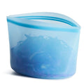 Stasher Premium Reusable Silicone Food Storage Bowl, Blue, 8-Cup - color: Blue, size: 8-Cup