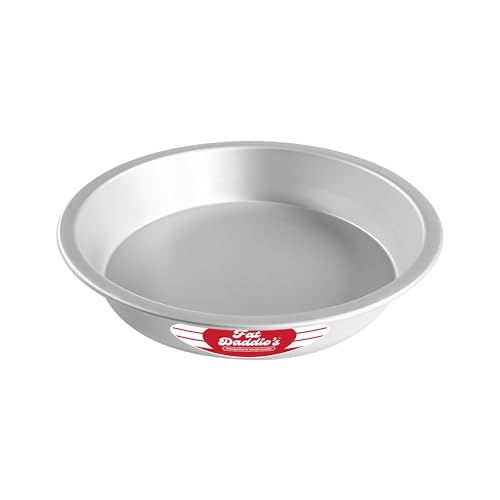 Fat Daddio's PIE-9 Anodized Aluminum Pie Pan, 9 x 1.5 Inch - size: 9 x 1.5 Inch