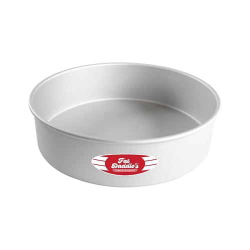 Fat Daddio's Round Cake Pan, 11 x 3 Inch, Silver - size: 11 x 3 Inch, style: 3" Depth