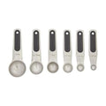 Farberware Professional Stainless SteelMeasuring Spoons Precision and Ease in Every Scoop, Features Magnetic Handles for Easy Storage, Dishwasher Safe - size: Set of 5, Spoons