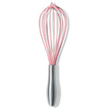 OYV 10-Inch Pink Silicone Whisk, Non-Scratch, 18/10 Stainless Steel Handle - size: 10 inch pink