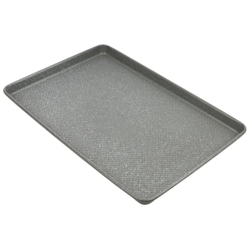 David Burke 15x10 Cookie Sheet – Carbon Steel, PFTE & PFOA Free, Oven Safe, Non-Toxic, Perfect for Baking and Roasting – Gray Speckle - color: Gray Speckle, size: 15x10" Cookie Sheet