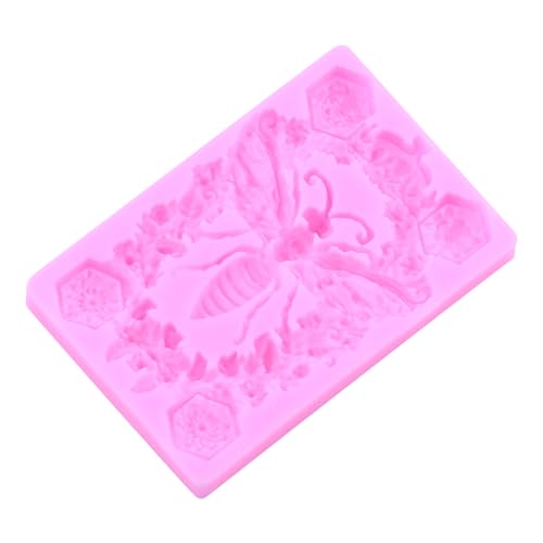 Insect Silicone Mold Butterfly Bee Beetle Fondant Molds Set Of 4 - color: Style L