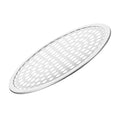 Round Perforated Pizza Pan Stainless Steel 9.05 inch Silver