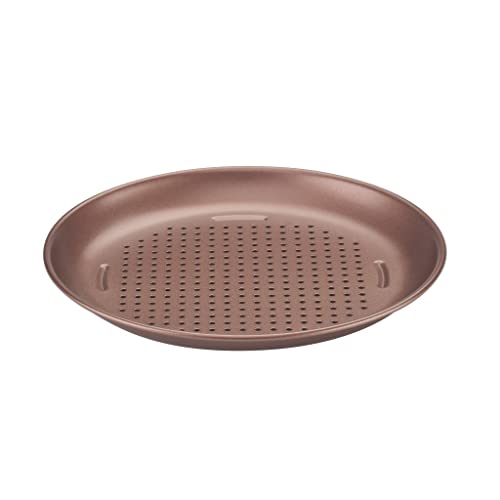 Cuisinart CMBM-4PPBZ 4-pc Mini Pizza Pan Set, Bronze - color: Bronze, size: 4 Count (Pack of 1), style: Pizza Pan