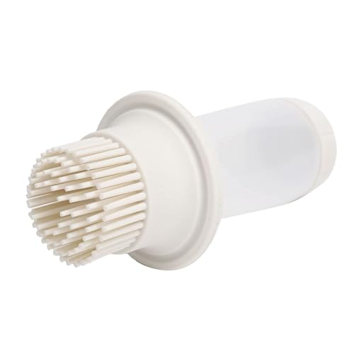 Silicone Oil Bottle Brush with Cover, Oil Dispenser with Brush Oil Spreader Basting Brush for Cooking BBQ Meat Honey Pastries Heat Resistant Silicone Kitchen Brush for Even Oil Application