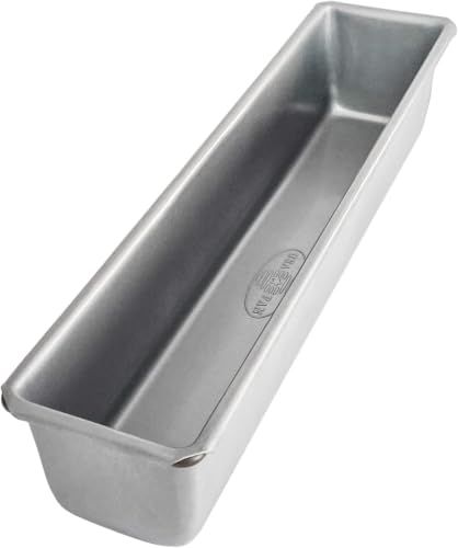 USA Pan Bakeware Nonstick Cocktail Sandwich Loaf Pan, 13.75 x 2.75 x 2.75 Inch (Pack of 6) - size: 13.75 x 2.75 x 2.75 Inch (Pack of 6), style: Cocktail Loaf Pan
