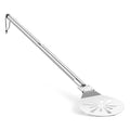 Stainless Steel Pizza Turning Peel 7-Inch, HaSteeL Round Pizza Turner Paddle, Perfortaed Pizza Spinner Spatula with Long Detachable Handle, Dishwasher & Oven Safe - size: 7 Inches