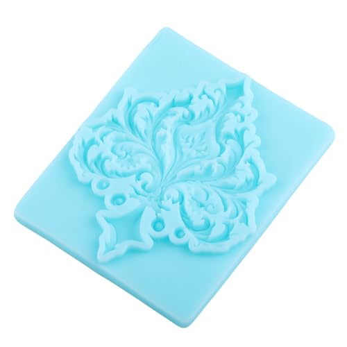 Baroque Scroll Relief Silicone Mold Relief Flower Fondant Mold - color: Style K