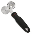 Norpro Grip-EZ Pastry & Ravioli Cutter Wheel, Dual Headed Stainless Steel - color: Black