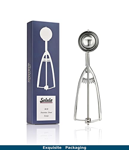 18/8 Stainless Steel Scoop, 2.3 Tablespoon Cupcake Muffin Batter Dispenser - size: #30 (2.3 Tbsp)
