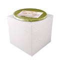 Cake Box with Boards 8" Gold Round Smooth Cake Drum 1Pack - size: 8 inch, style: Gold - 2 Pack