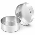 6 Inch Cake Pan, 2 Pack Stainless Steel Round Cake Baking Pans