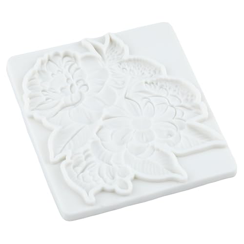 Flower Fondant Molds Peony Flower Silicone Chocolate Mold - color: Style 24