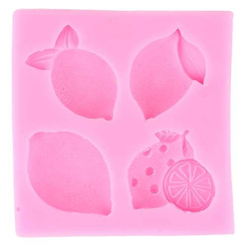 ZiXiang Lemon Fondant Molds Strawberry Silicone Mold Set Of 4 - color: Style B