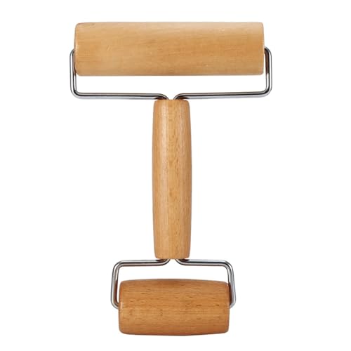 Small Rolling Pin, Pizza Dough Roller, Non Stick Wood Pastry Roller, Kitchen Wooden Rolling Pins for Baking Cooking Cookie Bread Tortilla Dumpling Fondant Clay (Style 1) - size: Style 1