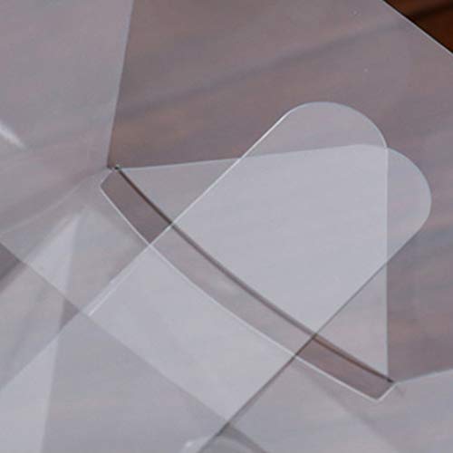 10Pcs Clear Cake Boxes Carrier Packaging for 4 Inch Cake Transparent Gift Box Plastic Cupcake Candy Display Boxes Portable Single Cake Containers for Wedding Birthday Parties Baby Shower Favors